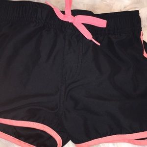 Black and Link Workout Shorts